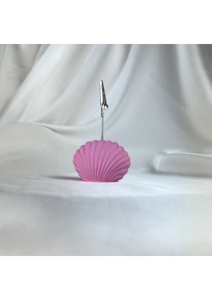 Pembe Istiridye Not Tutucu Fotoğraf Tutucu