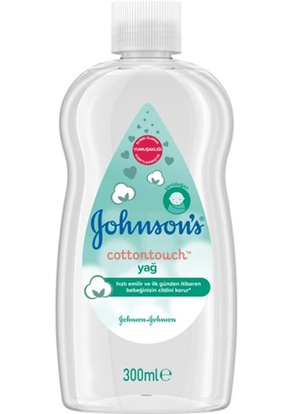 Johnson's Baby Cotton Touch Bebek Yağı 300 ml