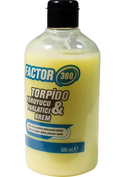 FACTOR360 Torpido Koruyucu & Parlatıcı Krem Sarı 500 ml