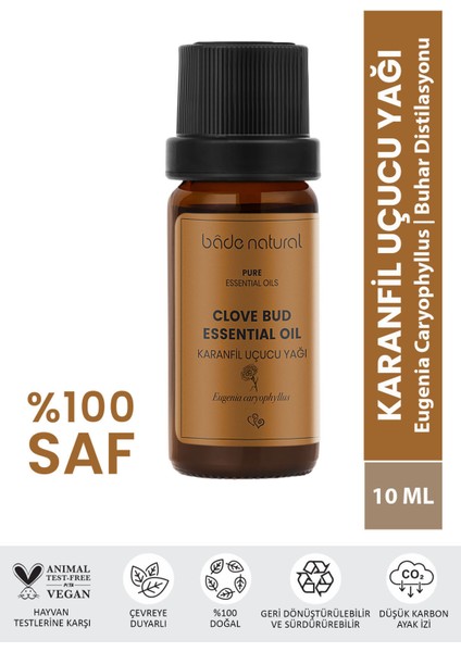 Bade Natural Karanfil Uçucu Yağı %100 Saf 10 ml