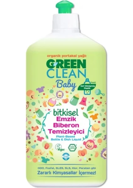 U Green Clean Baby Emzik, Biberon ve Oyuncak Temizleyici 500 m