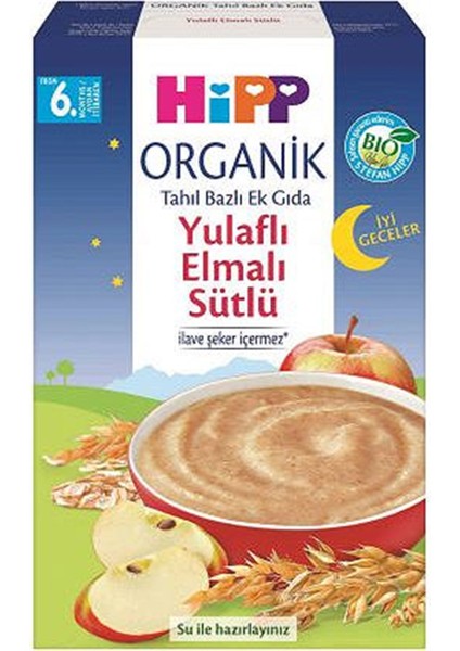 Organik İyi Geceler Sütlü Yulaf Elma