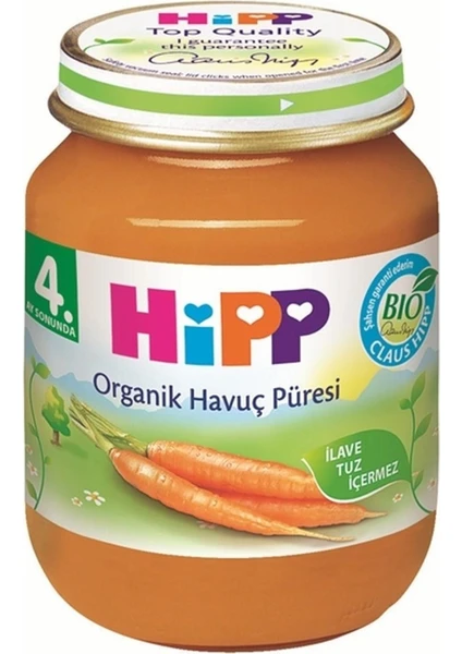 Organik Havuç Püresi 125 gr