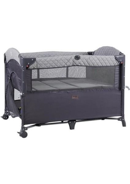 8041 Miami Basic Anne Yanı Oyun Parkıı 70x110 cm Gri