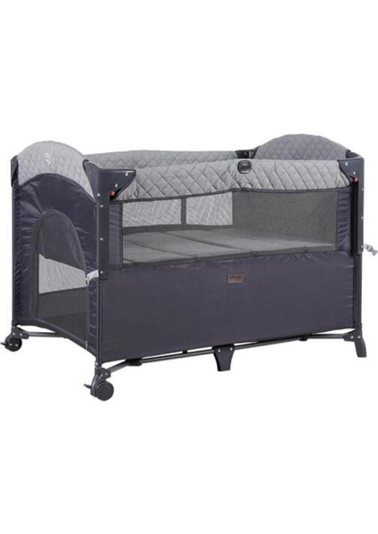 8041 Miami Basic Anne Yanı Oyun Parkıı 70x110 cm Gri fırsatları