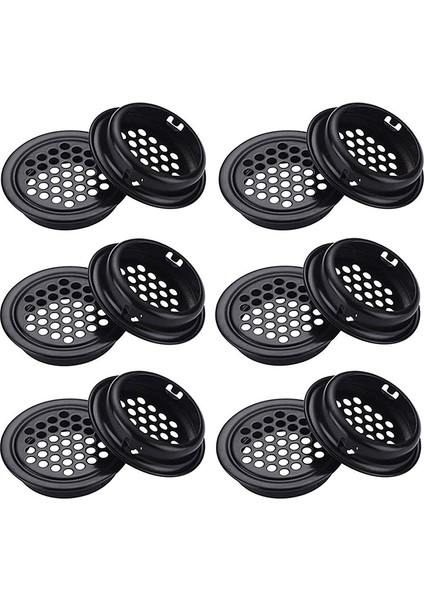 Yuvarlak Havalandırma Izgarası Dolabı Havalandırma Deliği Izgarası 35MM 30 Parça Siyah Banyo Dolabı Dolap Ayakkabı Dolabı (Yurt Dışından) fiyatları