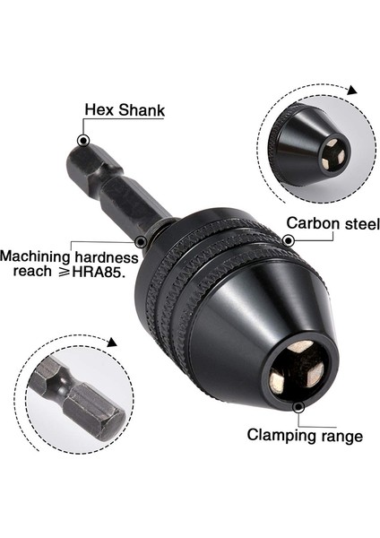 Hızlı Değişim Anahtarsız Matkap Ucu Mandreni Altıgen Şaft Adaptörü Dönüştürücü Aracı Podazz (Yurt Dışından) fırsatları