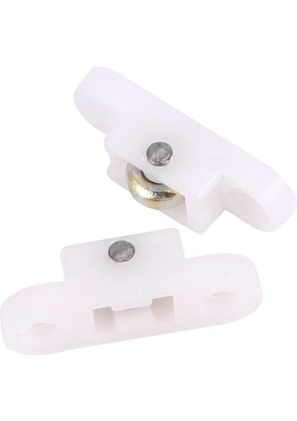 Lkpcıgcxm 20 Parça Kapı Pencere Dolabı Tek Sürgülü Metal Makaralı Tekerlek 8mm Dmr. (Yurt Dışından)