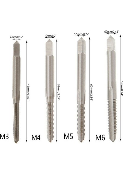 3 Adet/grup M3/m4/m5/m6 Hss Makinesi El Vida Konu Metrik Fiş Dokunun Aracı Seti Podazz (Yurt Dışından)