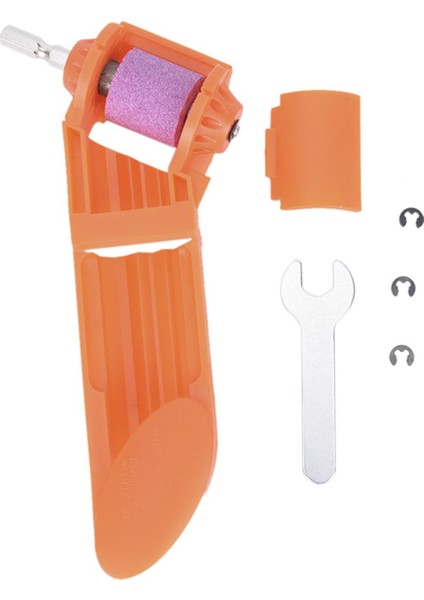 Korindon Taşlama Çarkı Matkap Ucu Kalemtıraş Titanyum Taşınabilir Matkap Güçlendirilmiş Alet Katmanı (Yurt Dışından)