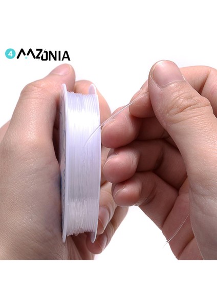 0.4-1.2mm Şeffaf Streç Elastik Kristal Hattı Boncuk Halat Halat Takı Kordon Tel Konu Dıy El Yapımı Bilezik Kolye (Yurt Dışından)