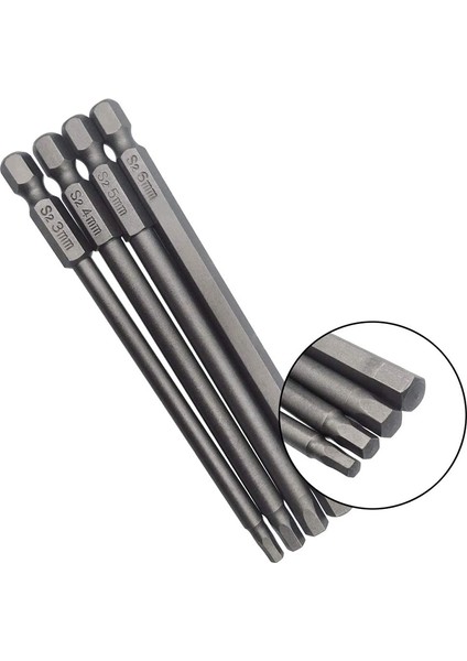 Twexqny 16 Adet Uzun Manyetik Tornavida Uçları Seti Oluklu + Çapraz + Altıgen + Torx Matkap Ucu Seti 1/4 Inç Hex Shank 100MM Uzunluk (Yurt Dışından) modelleri