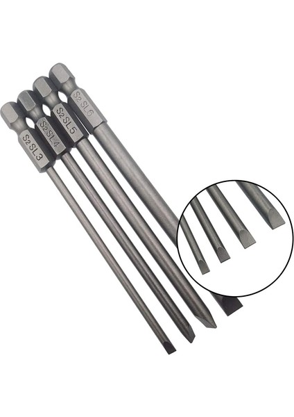 Twexqny 16 Adet Uzun Manyetik Tornavida Uçları Seti Oluklu + Çapraz + Altıgen + Torx Matkap Ucu Seti 1/4 Inç Hex Shank 100MM Uzunluk (Yurt Dışından) indirimleri