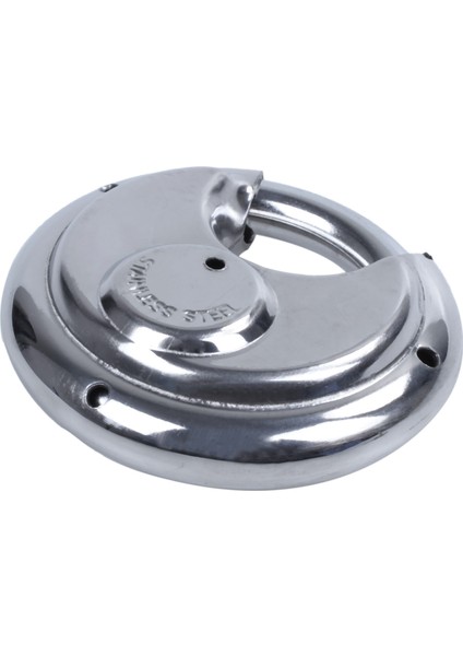 1x Asma Kilitler Ağır Hizmete Yönelik 70MM Yuvarlak Dairesel Disk Asma Kilit, 1 Anahtarlı (Yurt Dışından) fırsatları