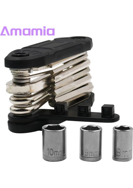 Amamia Bisiklet Tamir Anahtarı Çapraz Tornavida 16 In 1 Bisiklet Bisiklet Katlanabilir Tornavida Aracı (Yurt Dışından) indirimleri