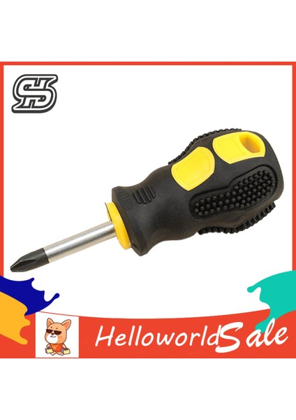 Helloworld Mini Tornavida Kısa Saplı Çok Fonksiyonlu Değiştirilebilir Çift Kullanımlı Tornavida (Yurt Dışından) fırsatları