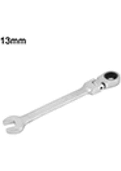 8MM-19MM 180 Derece Tersinir Kombinasyon Hareketli Kafa Cırcır Anahtarı Soket Anahtarı (Yurt Dışından)
