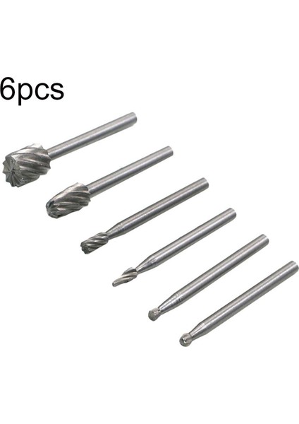 6/10/20 Adet Yüksek Hız Çeliği Dönen Ahşap Gravür Matkap Ucu Dosya Oyma Törpüleri (Yurt Dışından)