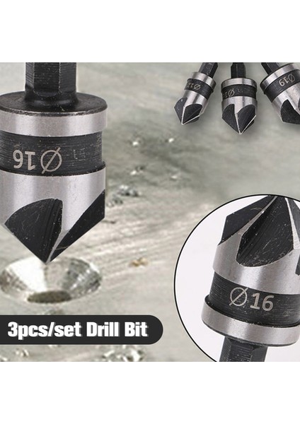 Adet Hex Havşa Delme Seti Metal Matkap Ucu Araçları Altıgen Karbon Çelik Podazz (Yurt Dışından) fiyatları