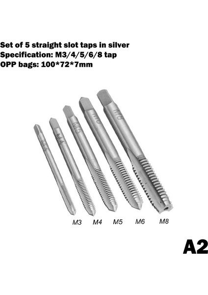 5/7 Adet Metrik Musluk Seti Musluklar Matkap Uçları El Aleti Setleri Hss M3-M12 Makine Spiral Karşılaşma (Yurt Dışından) fiyatları