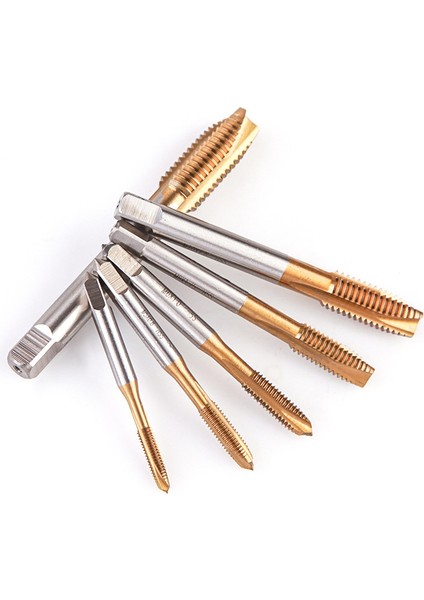 5/7 Adet Metrik Musluk Seti Musluklar Matkap Uçları El Aleti Setleri Hss M3-M12 Makine Spiral Karşılaşma (Yurt Dışından) indirimleri