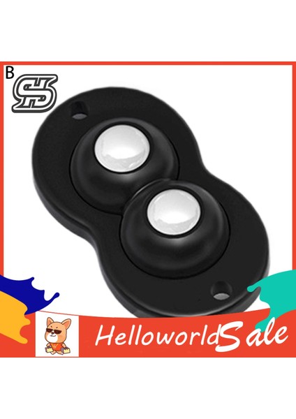 Helloworld Mobilya Silindirleri Emek Tasarrufu Sağlayan Sandalye Evrensel Tekerlekler (Yurt Dışından)