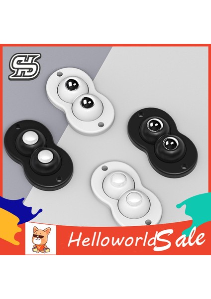 Helloworld Mobilya Silindirleri Emek Tasarrufu Sağlayan Sandalye Evrensel Tekerlekler (Yurt Dışından)