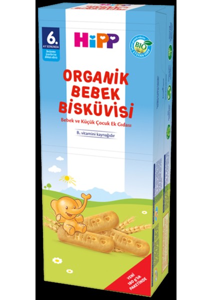 Organik Bebek Bisküvisi 180 gr