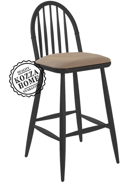 Jessie Bar Sandalye Siyah - 65 cm