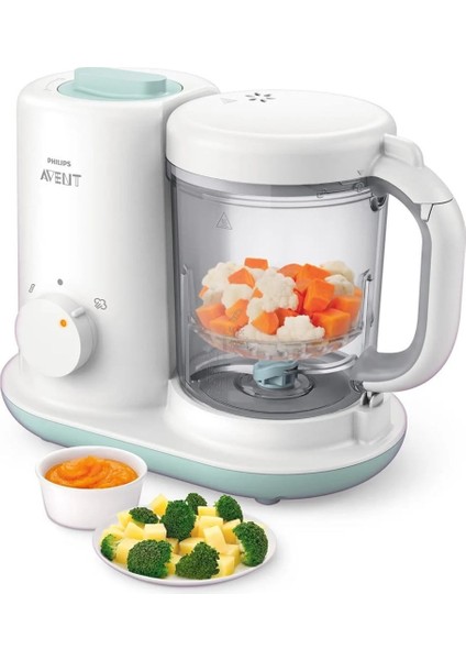 Avent SCF862/02 2'si 1 Arada Buharlı Pişirici Blender