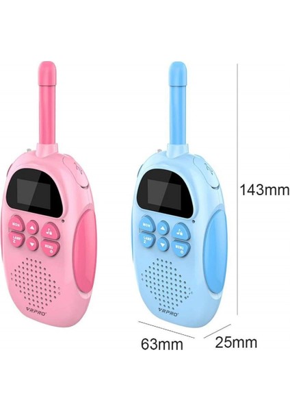 Bebek Telsizi Walkie Talkie Mavi-Pembe fiyatları