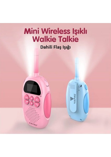 Bebek Telsizi Walkie Talkie Mavi-Pembe modelleri