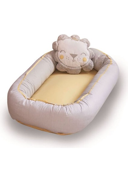 Anne & Baba Yanı Yatağı Baby Nest Lüx Lion Sarı