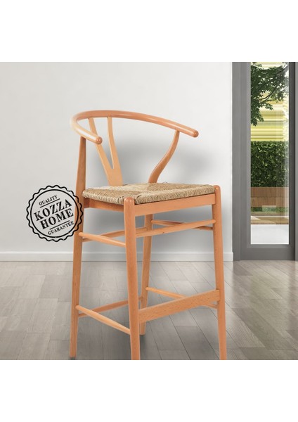 Dublin Hasırlı Bar Sandalye Naturel - 65 cm fiyatları