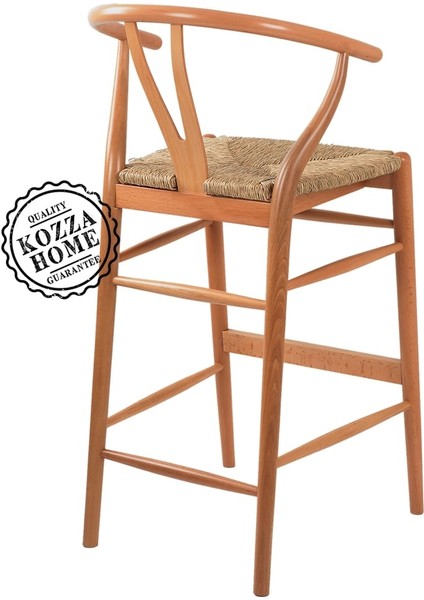 Dublin Hasırlı Bar Sandalye Naturel - 65 cm modelleri