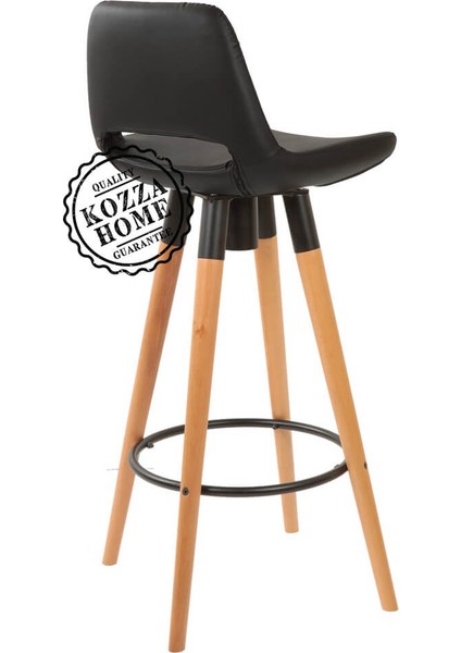 Retro 360 Döner Oturum Bar Sandalye Naturel - Siyah - 75 cm fırsatları