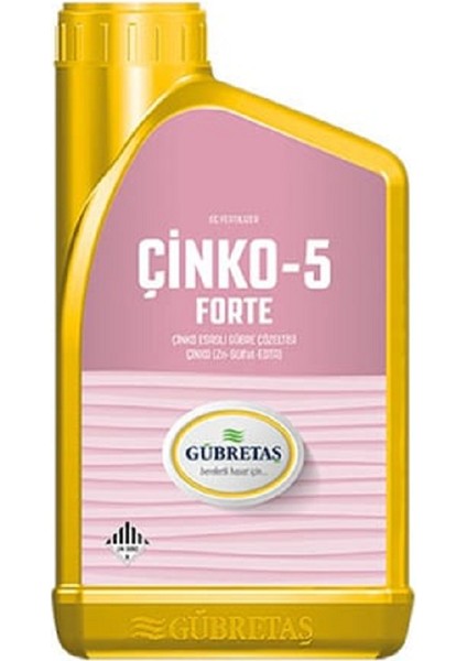 Çinko-5 Forte Sıvı Gübre 1 Litre