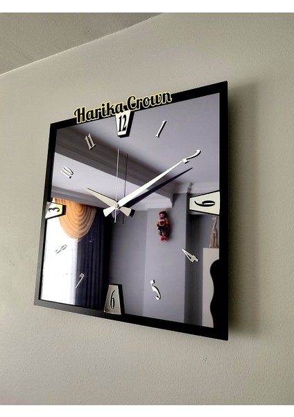 Gerçek Aynalı Dekoratif Duvar Saati (40 Cm) fiyatları