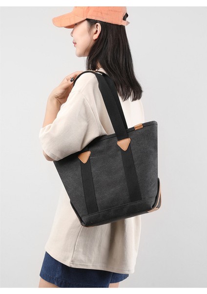Kadınların Yeni Moda Japon Kore Tarzı Kanvas Tote Çanta (Yurt Dışından) fırsatları
