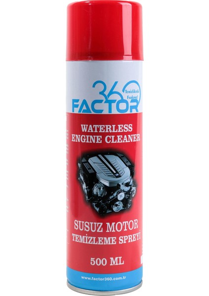 FACTOR360 Susuz Motor Temizleme Spreyi 500 ml