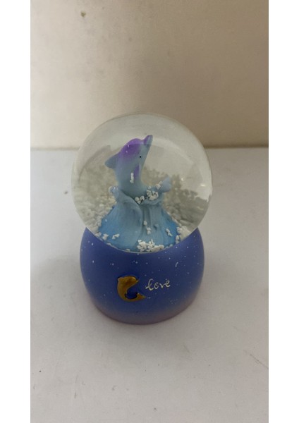 Mini Boy Kar Küresi Işıklı Yunus Balığı Figürlü fiyatları