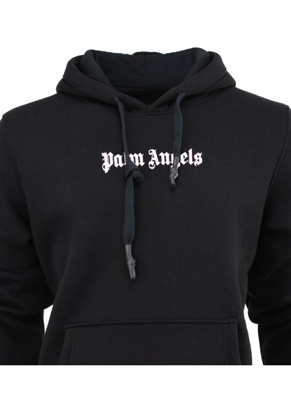 Erkek Kışlık Palm Premium Pamuklu Kumaş Üç Iplik Kapüşonlu Kanguru Cepli Sweatshirt Logolu Model Regular Fit fiyatları