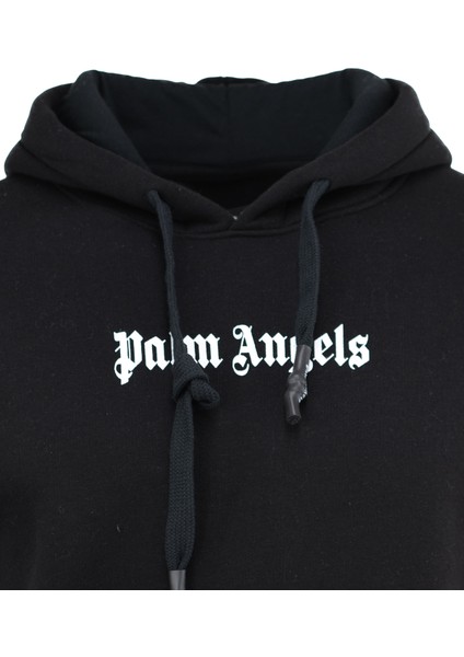 Erkek Kışlık Palm Premium Pamuklu Kumaş Üç Iplik Kapüşonlu Kanguru Cepli Sweatshirt Logolu Model Regular Fit modelleri