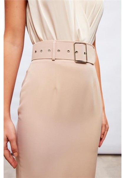 Kemerli Kalem Kadın Etek 2027-4513 fiyatları