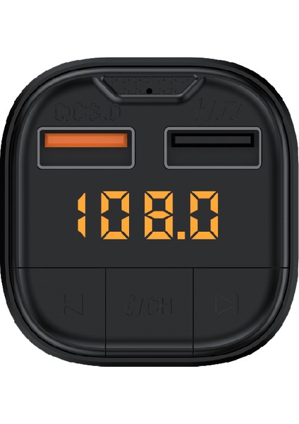 Linktech GR15 18W Pd + Qc3.0 LED Ekranlı  Fm Transmitter