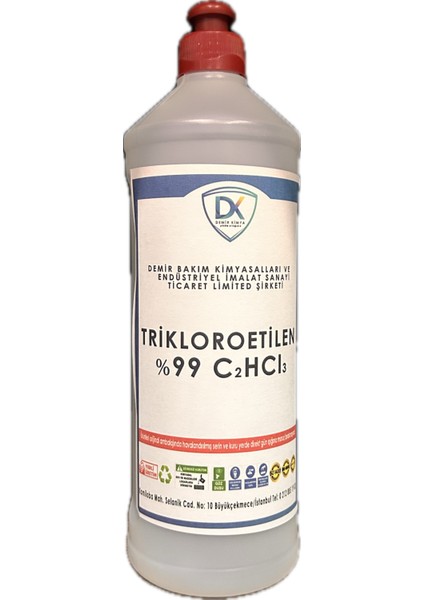 Demir Kimya Trikloroetilen %99 (1 Kg)