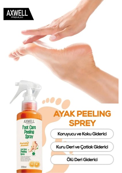 Portakal Aromalı Ayak Bakım Peeling Spreyi 250 ml