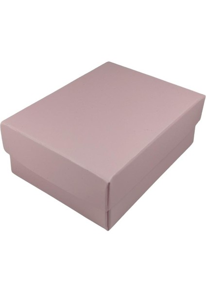 Pembe Karton Kolye & Mini Set Kutusu 24'lü Paket (Içi Süngerli)