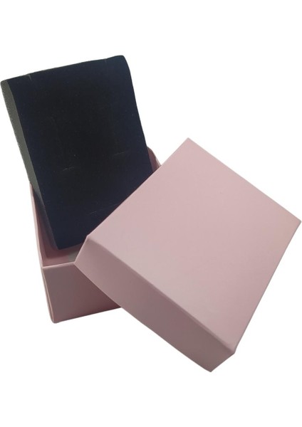 Pembe Karton Kolye & Mini Set Kutusu 24'lü Paket (Içi Süngerli)
