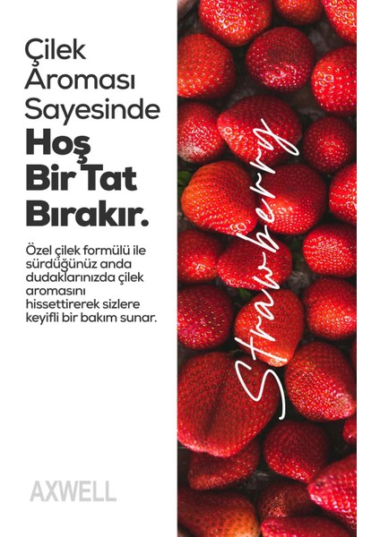 Çilek Aromalı Dudak Bakım Peelingi 30 ml